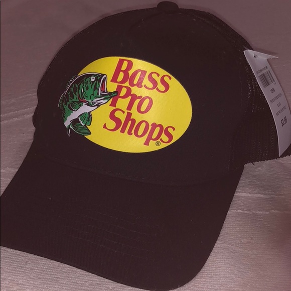 Other Bass Pro Shop Mesh Black Hat Poshmark